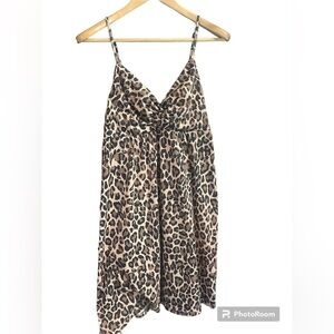 HOTOUCH cheetah print nightgown